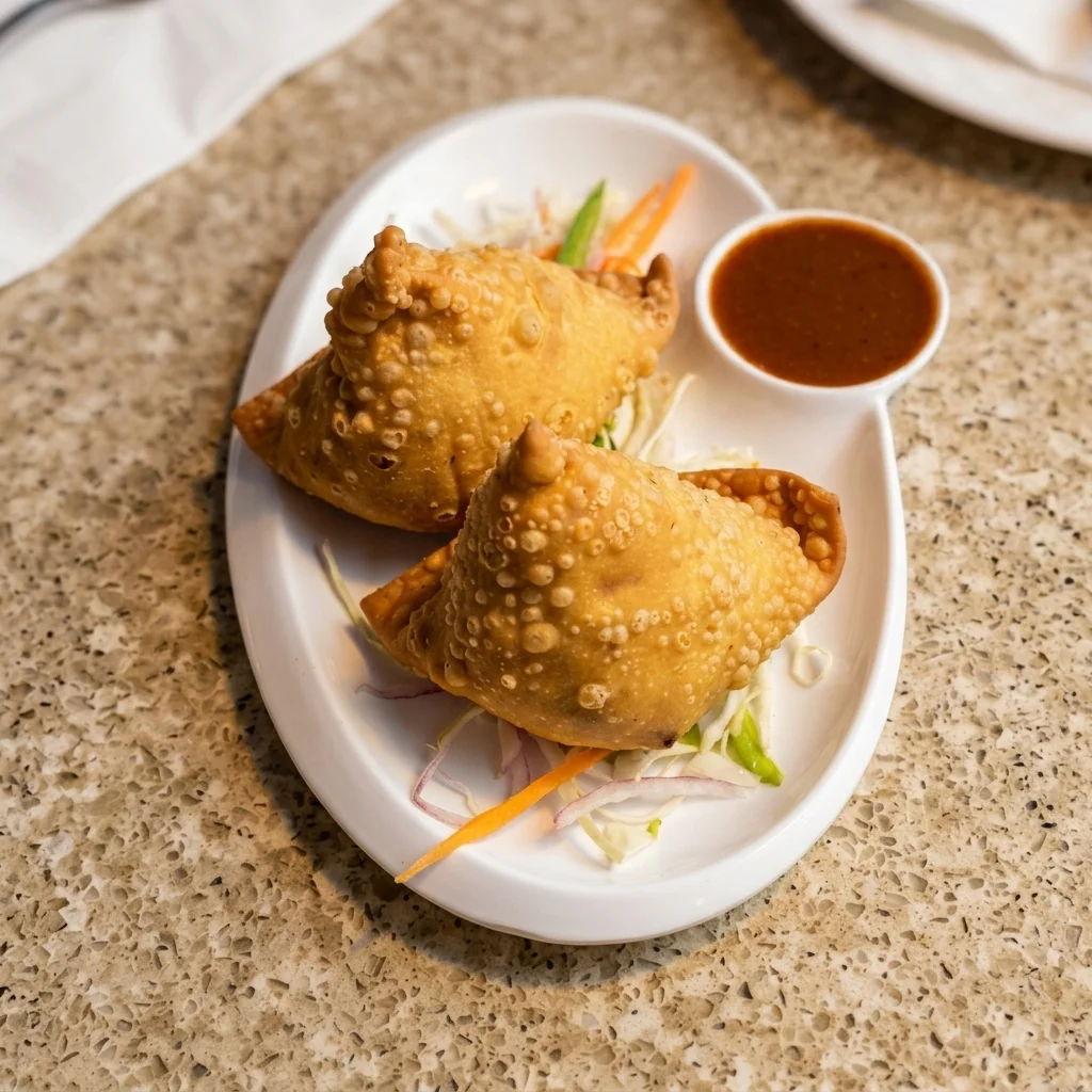 Handcrafted samosas — best samosas in Calgary NE at Mother India