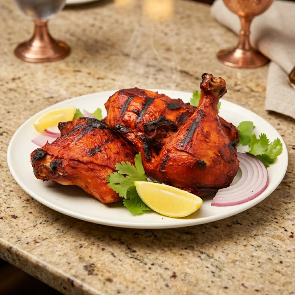Tandoori chicken — smoky clay oven specialties in Calgary NE